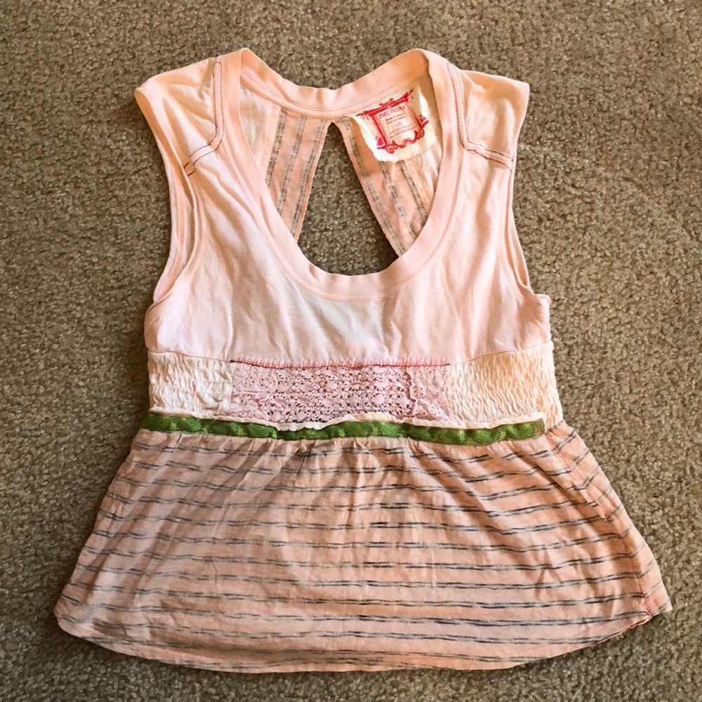 Free People blouse pink size large
